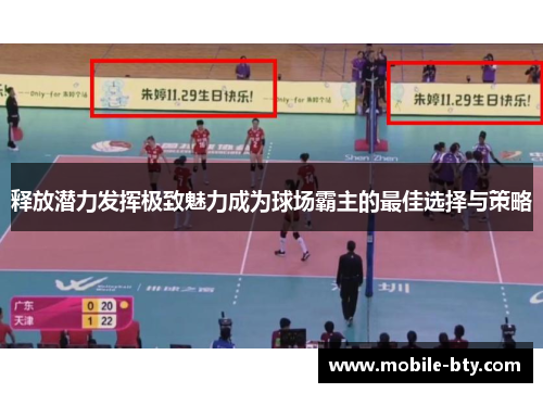 释放潜力发挥极致魅力成为球场霸主的最佳选择与策略